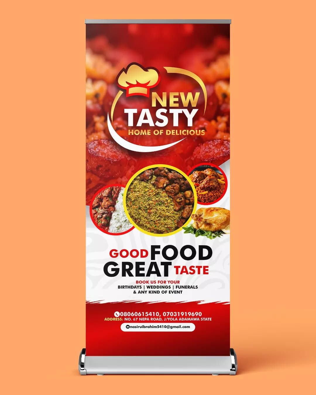 BROAD- BASSED ROLLUP BANNER 2M *1M