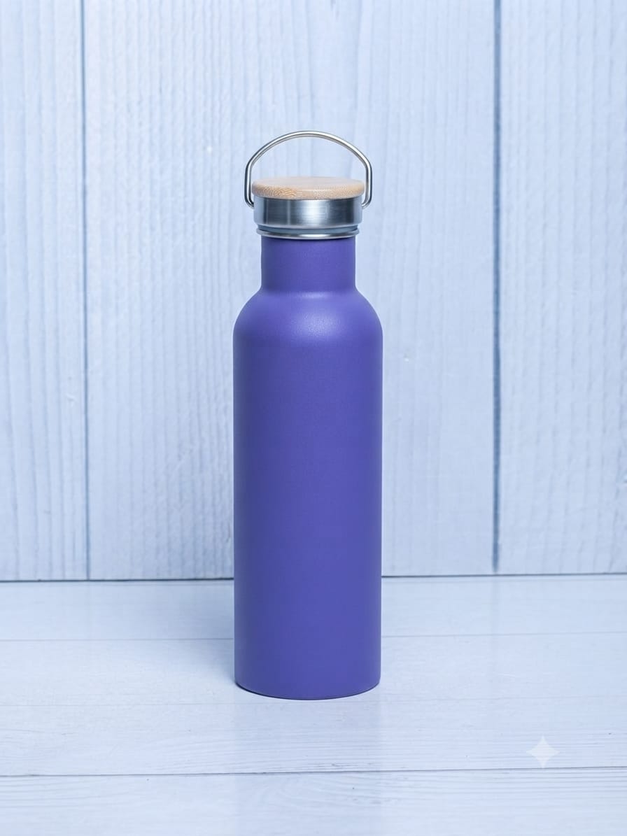 WOODEN LID WATER BOTTLE