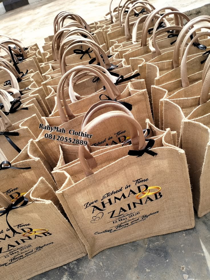  A4 BRANDED JUTE BAGS
