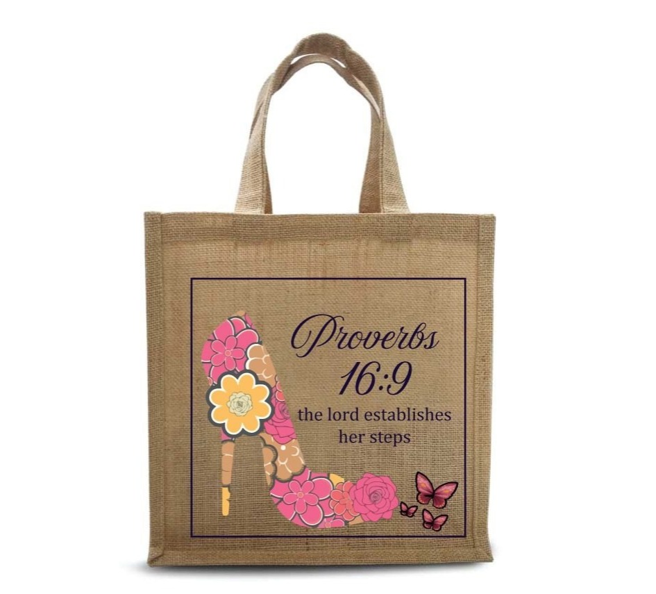 A4 BRANDED JUTE BAGS WITH A ZIP