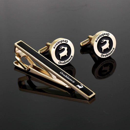 CUFFLINKS & TIE CLIP SET