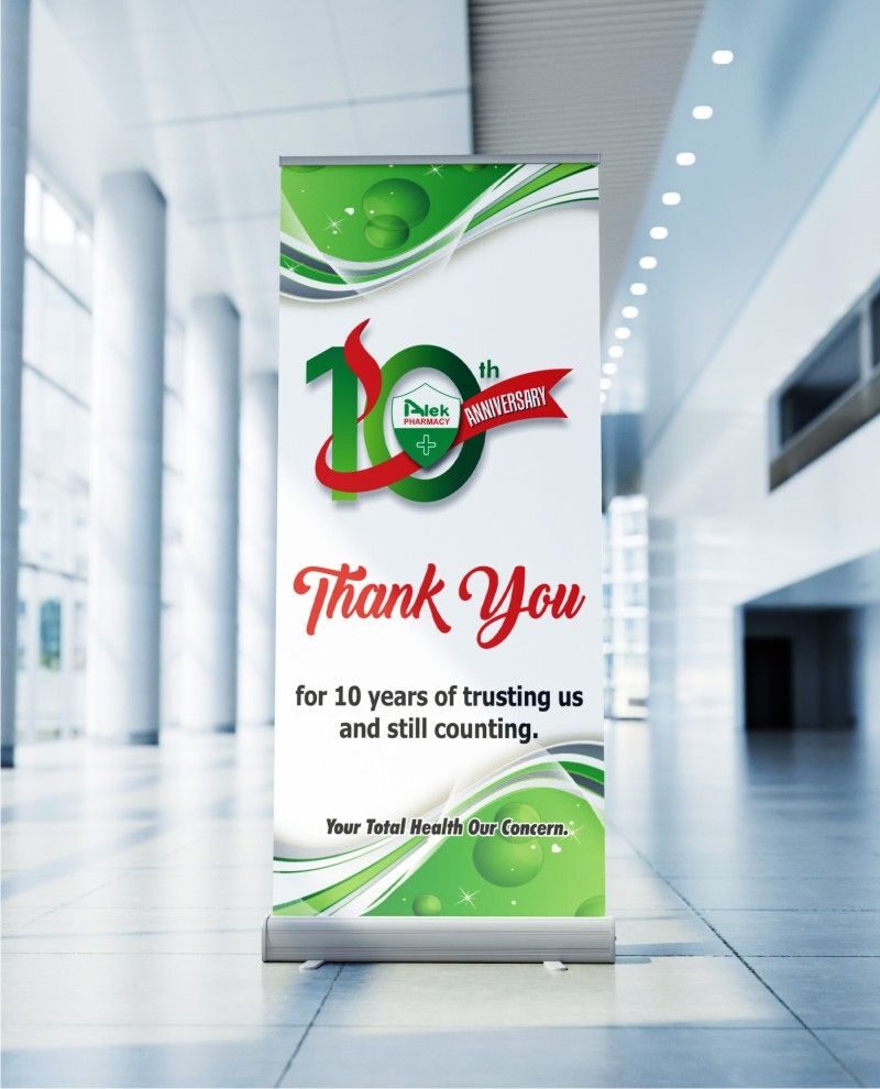 BROAD- BASSED ROLLUP BANNER 2M *1M