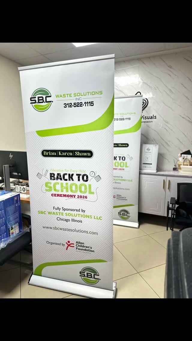 BROAD- BASSED ROLLUP BANNER 2M *1M