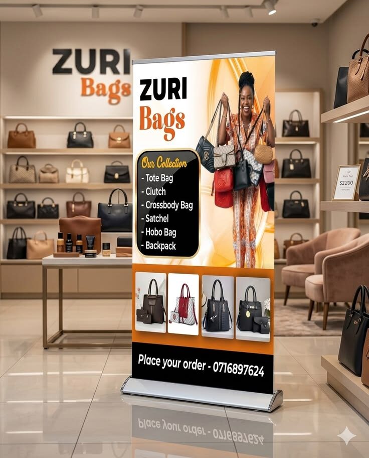 BROAD- BASSED ROLLUP BANNER 2M *1M