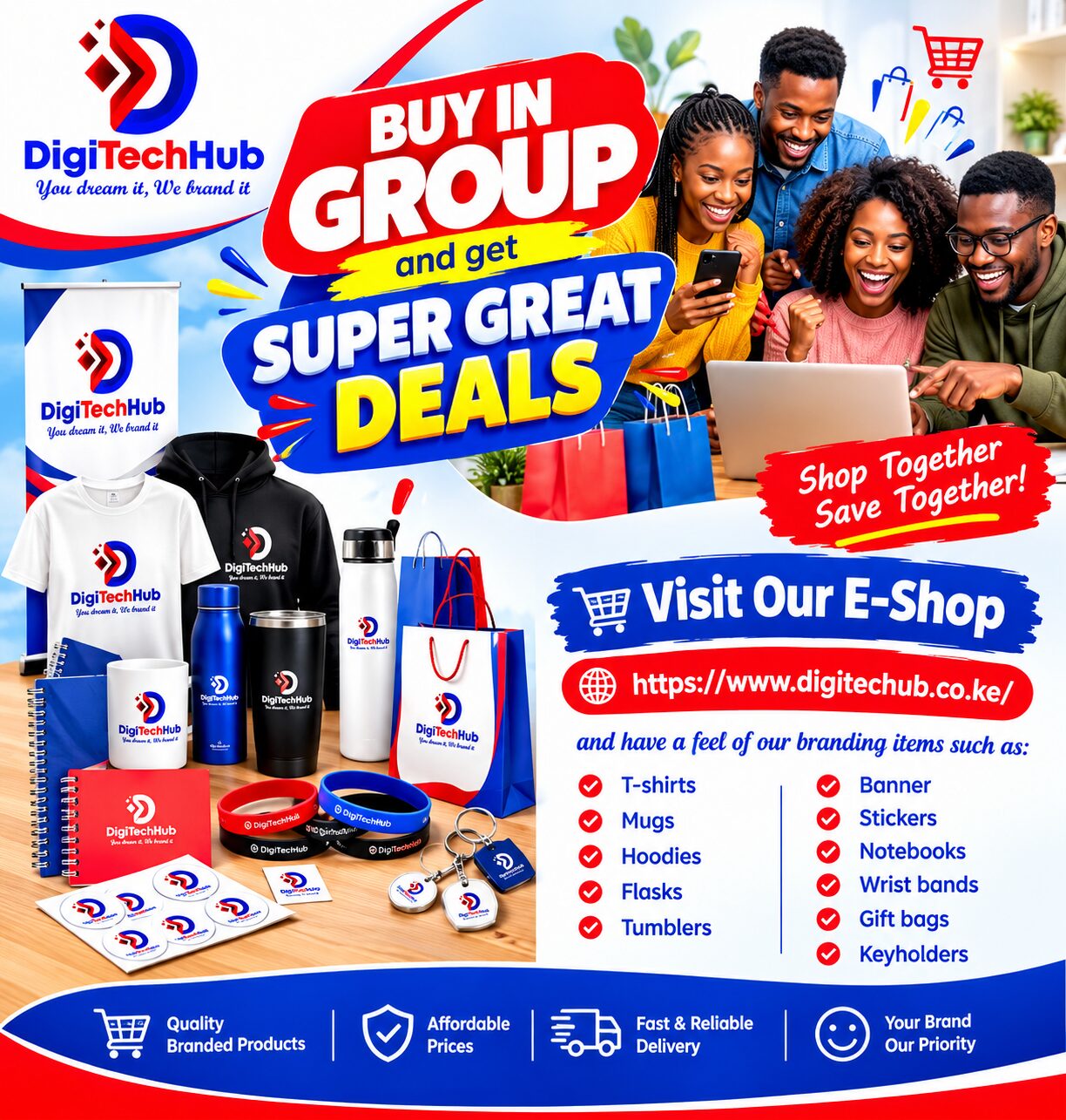 POSTER FOR PURCHASING IN A GROUP